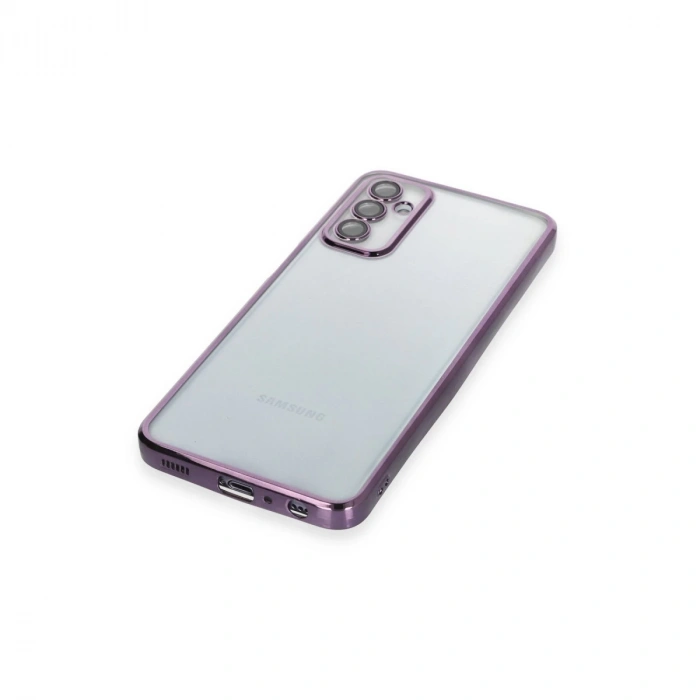 Samsung Galaxy M23 Kılıf Razer Lensli Silikon - Mor