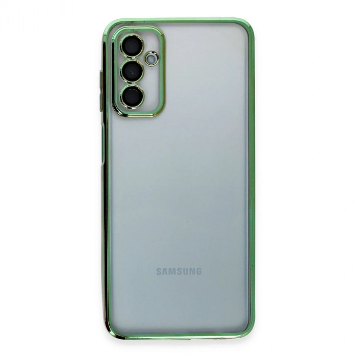 Samsung Galaxy M23 Kılıf Razer Lensli Silikon - Yeşil