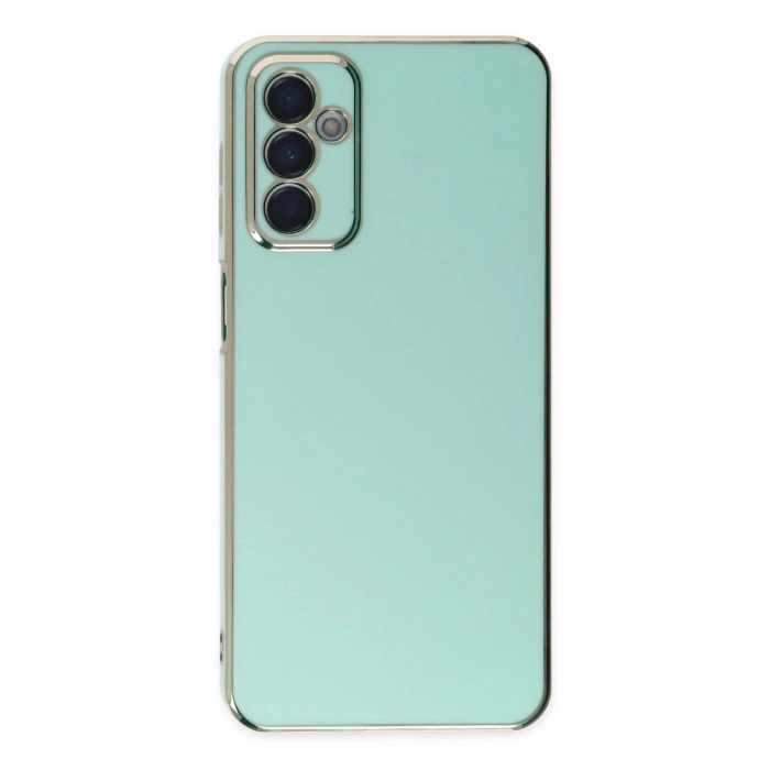 Samsung Galaxy M23 Kılıf Volet Silikon - Açık Yeşil