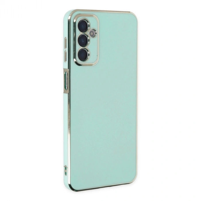 Samsung Galaxy M23 Kılıf Volet Silikon - Açık Yeşil