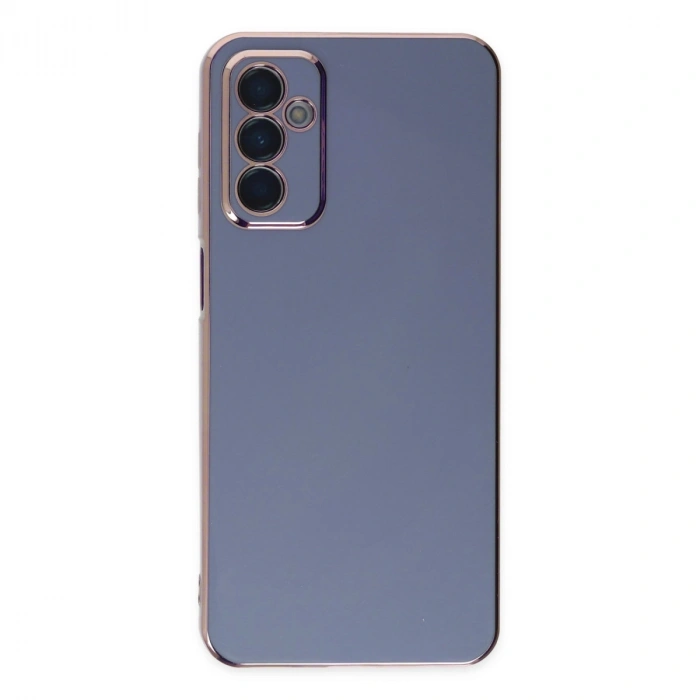 Samsung Galaxy M23 Kılıf Volet Silikon - Mavi