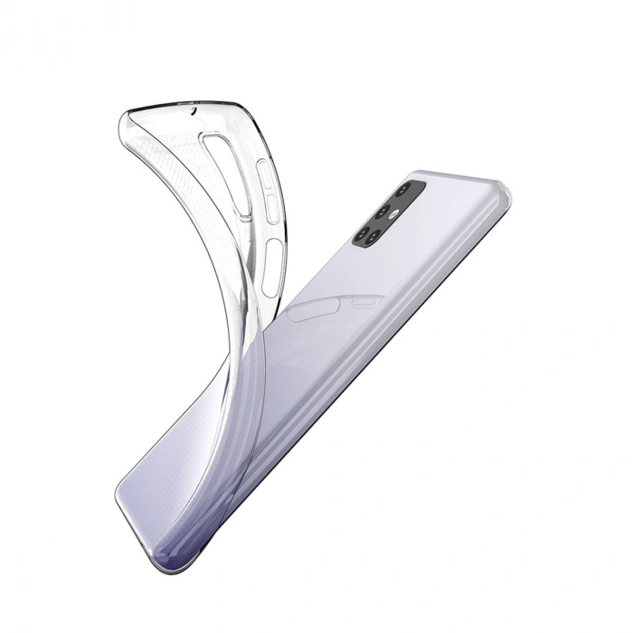 Samsung Galaxy M31s Kılıf Lüx Şeffaf Silikon