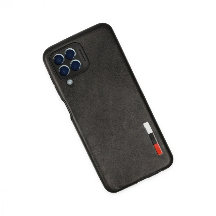 Samsung Galaxy M33 Kılıf Loop Deri Silikon - Siyah