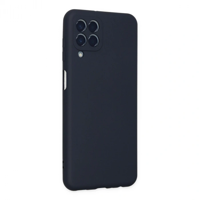 Samsung Galaxy M33 Kılıf Nano İçi Kadife Silikon - Lacivert