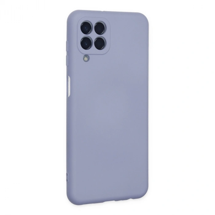 Samsung Galaxy M33 Kılıf Nano İçi Kadife Silikon - Lila
