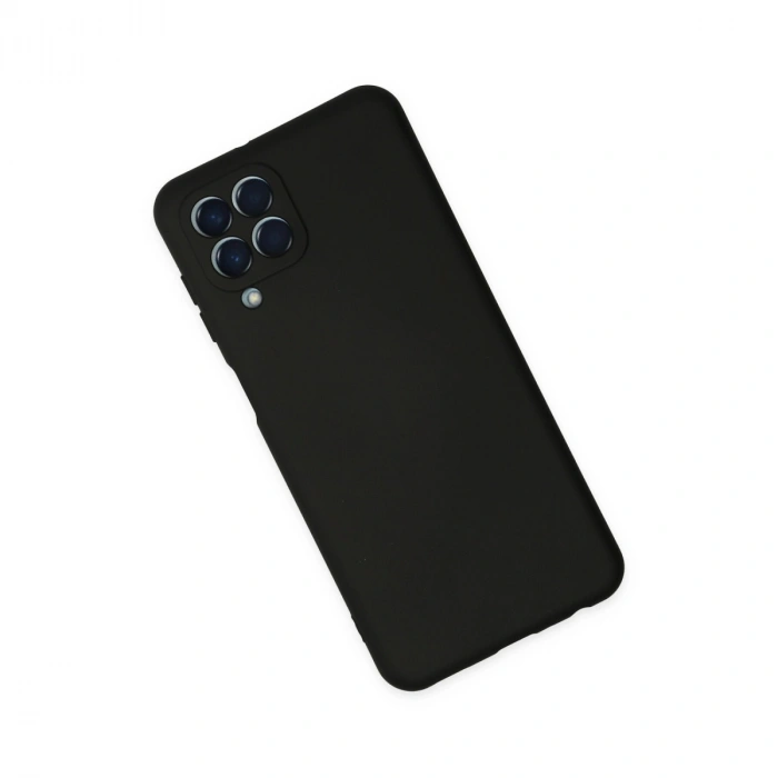 Samsung Galaxy M33 Kılıf Nano İçi Kadife Silikon - Siyah