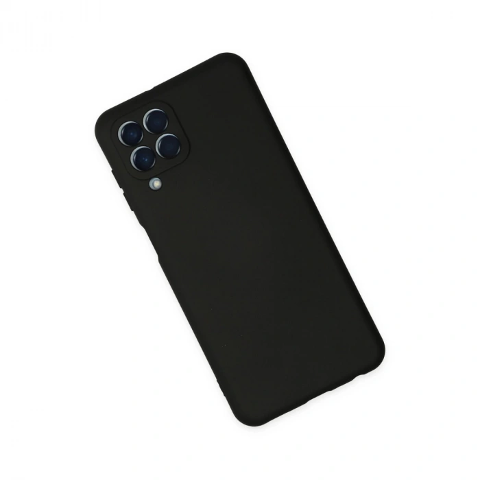 Samsung Galaxy M33 Kılıf Nano İçi Kadife Silikon - Siyah