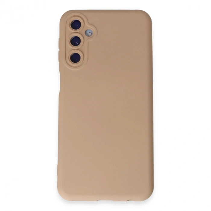 Samsung Galaxy M34 5g Kılıf Nano İçi Kadife Silikon - Pudra