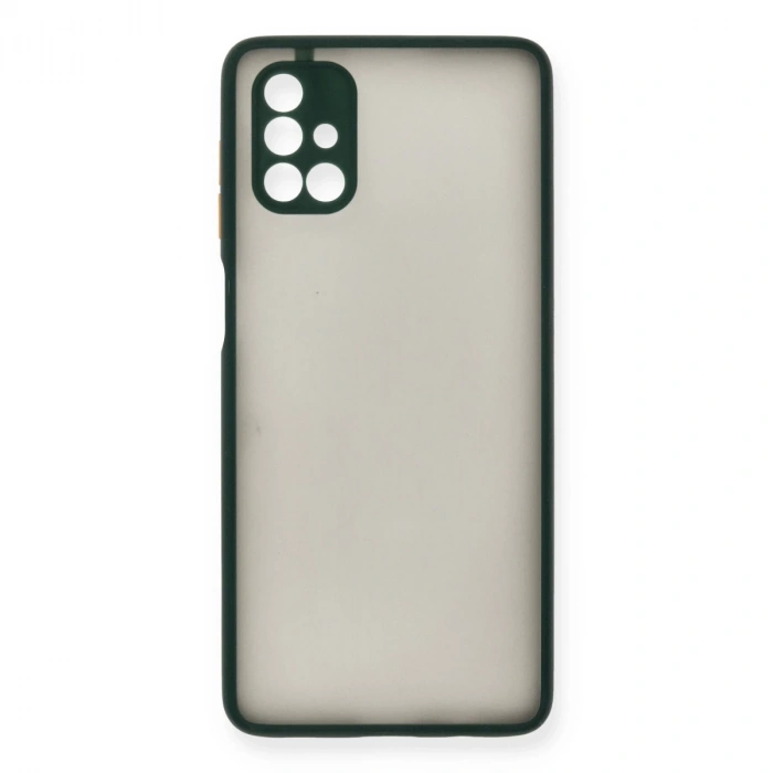 Samsung Galaxy M51 Kılıf Montreal Silikon Kapak - Yeşil