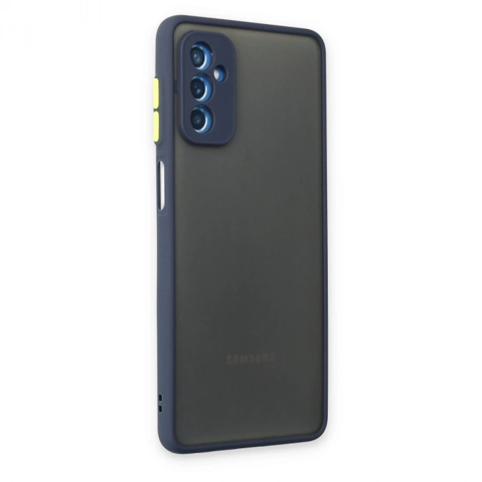 Samsung Galaxy M52 5g Kılıf Montreal Silikon Kapak - Lacivert