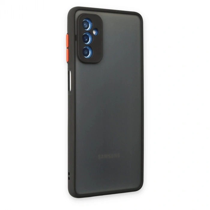 Samsung Galaxy M52 5g Kılıf Montreal Silikon Kapak - Siyah