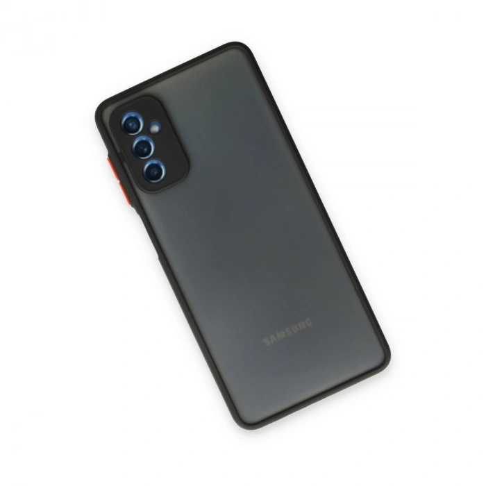 Samsung Galaxy M52 5g Kılıf Montreal Silikon Kapak - Siyah
