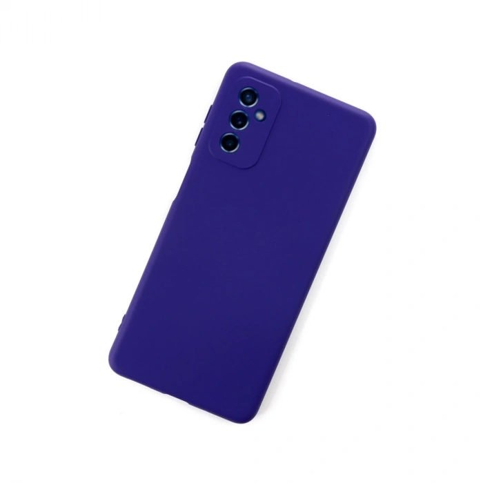 Samsung Galaxy M52 5g Kılıf Nano İçi Kadife Silikon - Mor