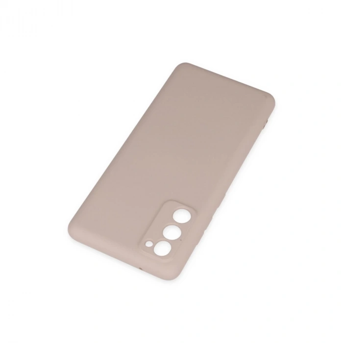 Samsung Galaxy S20 Fe Kılıf Nano İçi Kadife Silikon - Pudra