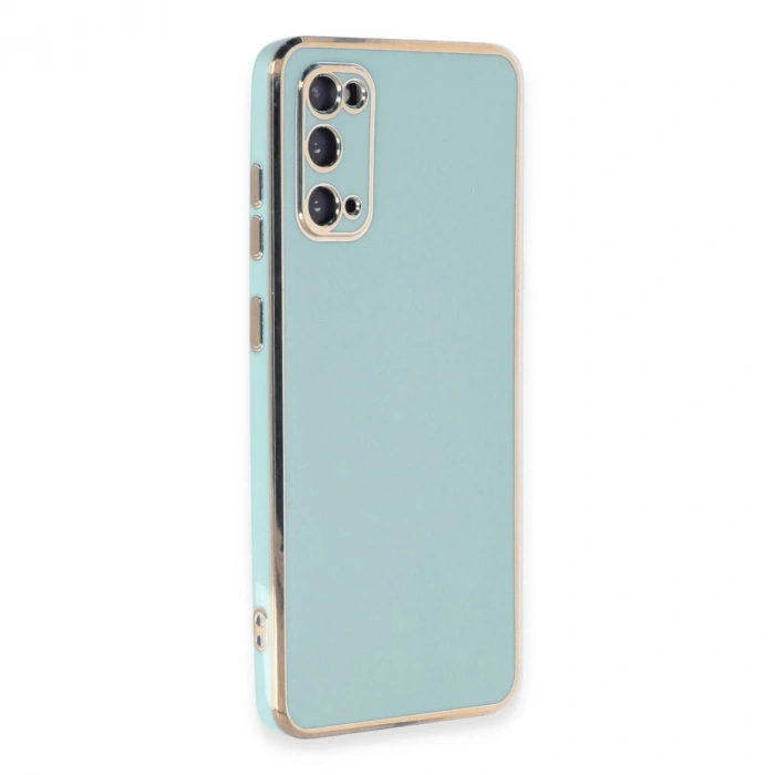 Samsung Galaxy S20 Kılıf Volet Silikon - Açık Yeşil