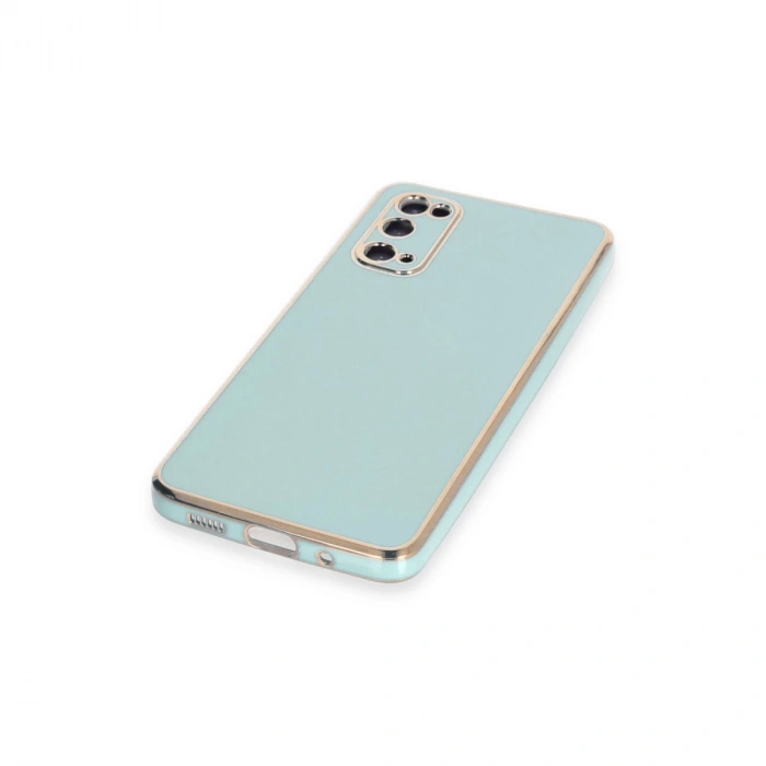 Samsung Galaxy S20 Kılıf Volet Silikon - Açık Yeşil