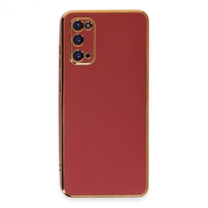 Samsung Galaxy S20 Kılıf Volet Silikon - Kırmızı