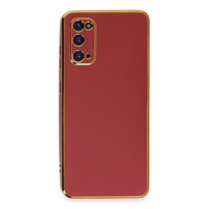 Samsung Galaxy S20 Kılıf Volet Silikon - Kırmızı