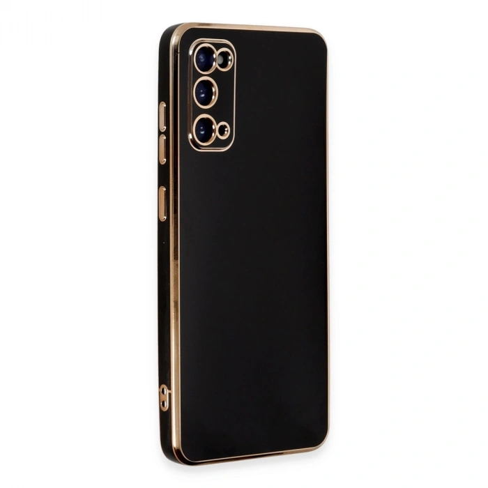 Samsung Galaxy S20 Kılıf Volet Silikon - Siyah