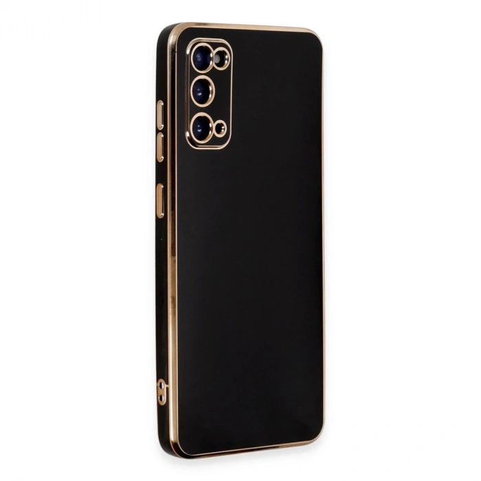 Samsung Galaxy S20 Kılıf Volet Silikon - Siyah