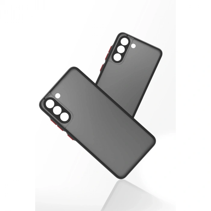 Samsung Galaxy S21 Fe Kılıf Montreal Silikon Kapak - Siyah