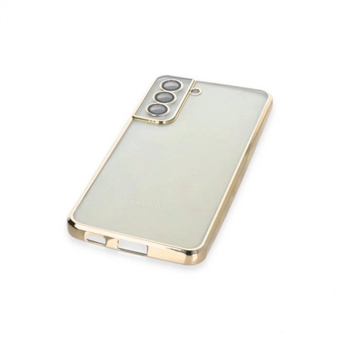 Samsung Galaxy S21 Fe Kılıf Razer Lensli Silikon - Gold