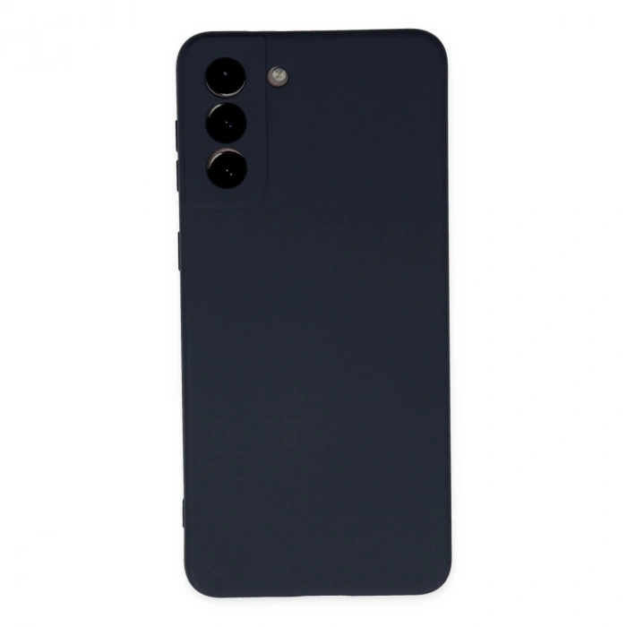 Samsung Galaxy S21 Plus Kılıf Nano İçi Kadife Silikon - Lacivert