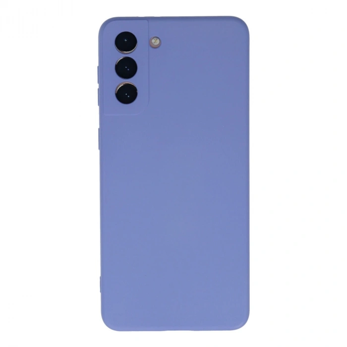 Samsung Galaxy S21 Plus Kılıf Nano İçi Kadife Silikon - Lila