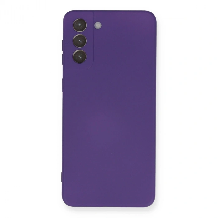 Samsung Galaxy S21 Plus Kılıf Nano İçi Kadife Silikon - Mor