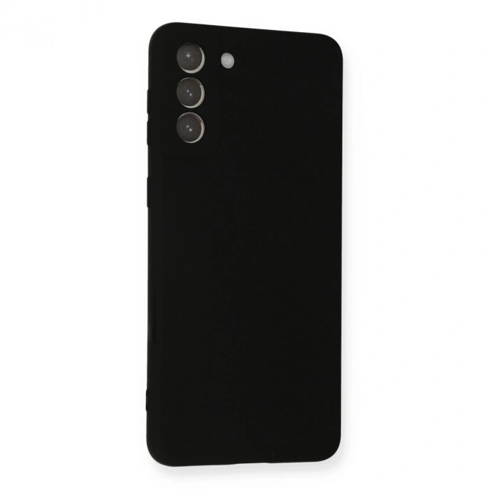 Samsung Galaxy S21 Plus Kılıf Nano İçi Kadife Silikon - Siyah