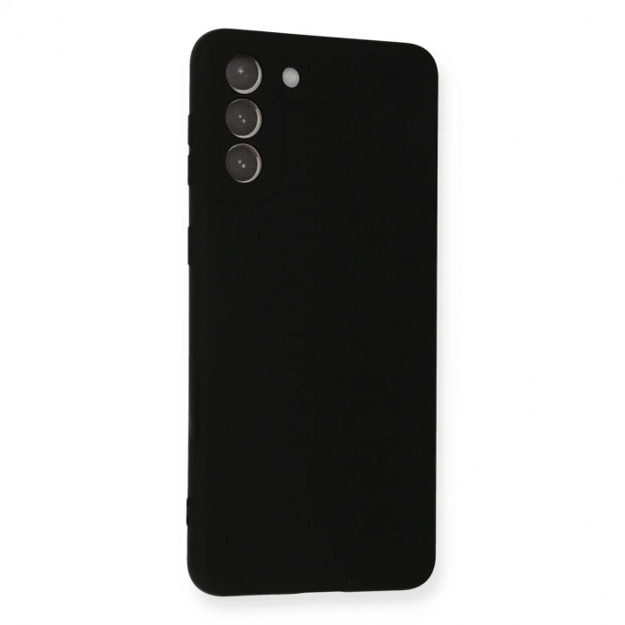 Samsung Galaxy S21 Plus Kılıf Nano İçi Kadife Silikon - Siyah