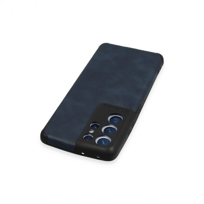 Samsung Galaxy S21 Ultra Kılıf Loop Deri Silikon - Lacivert