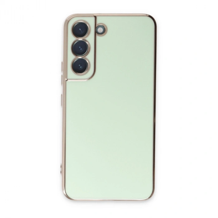Samsung Galaxy S22 Plus Kılıf Volet Silikon - Açık Yeşil