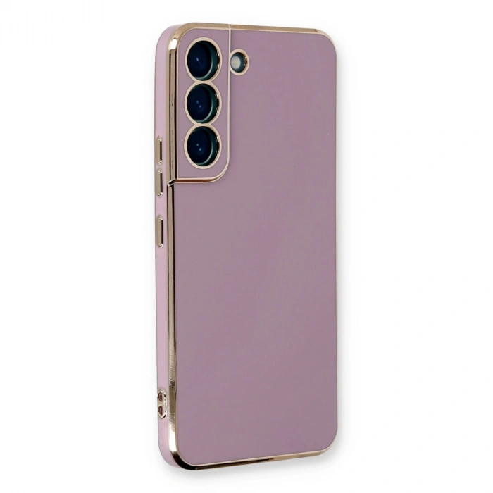 Samsung Galaxy S22 Plus Kılıf Volet Silikon - Mor