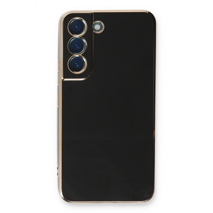 Samsung Galaxy S22 Plus Kılıf Volet Silikon - Siyah