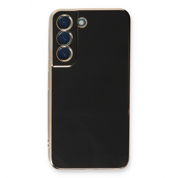 Samsung Galaxy S22 Plus Kılıf Volet Silikon - Siyah