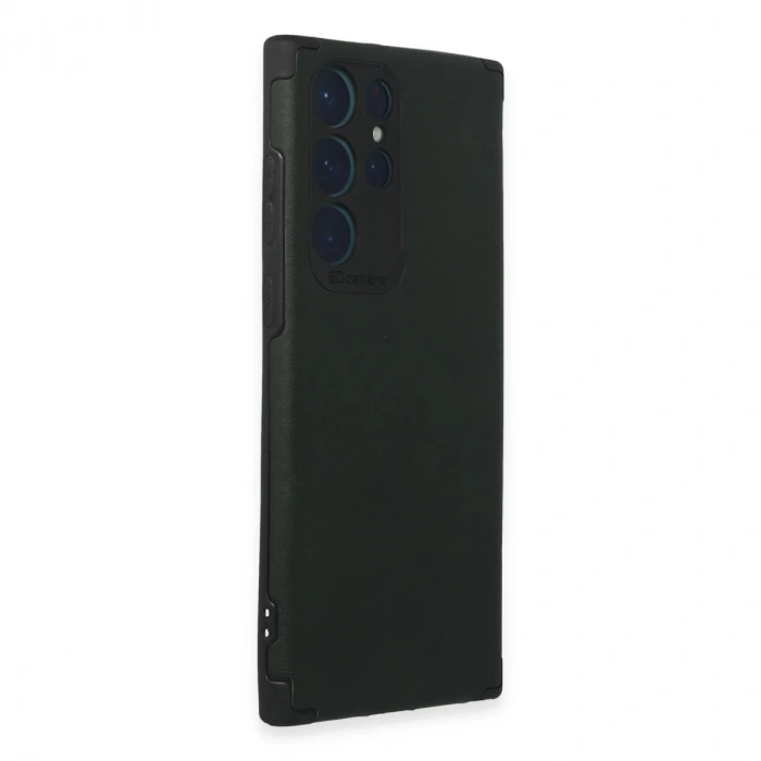 Samsung Galaxy S22 Ultra Kılıf Loop Deri Silikon - Yeşil