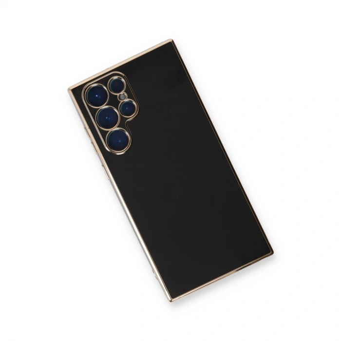 Samsung Galaxy S22 Ultra Kılıf Volet Silikon - Siyah