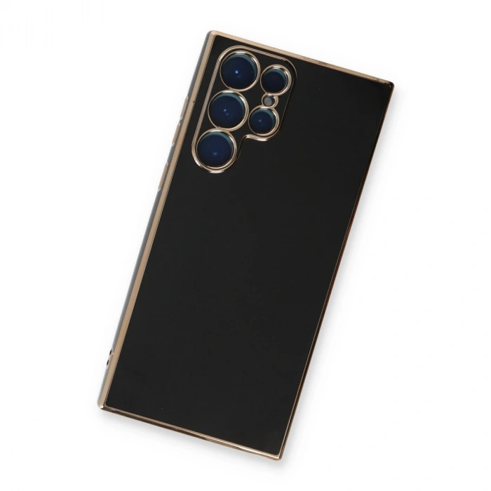 Samsung Galaxy S22 Ultra Kılıf Volet Silikon - Siyah