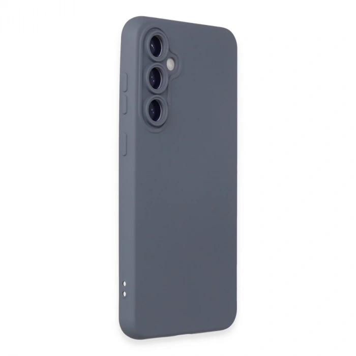 Samsung Galaxy S23 Fe Kılıf Nano İçi Kadife Silikon - Gri