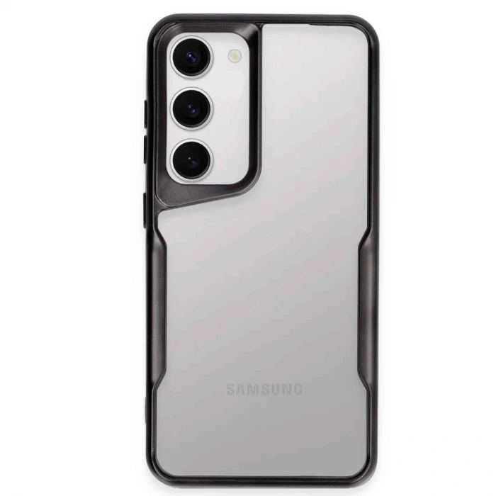 Samsung Galaxy S23 Kılıf Boyi Silikon Kapak - Siyah