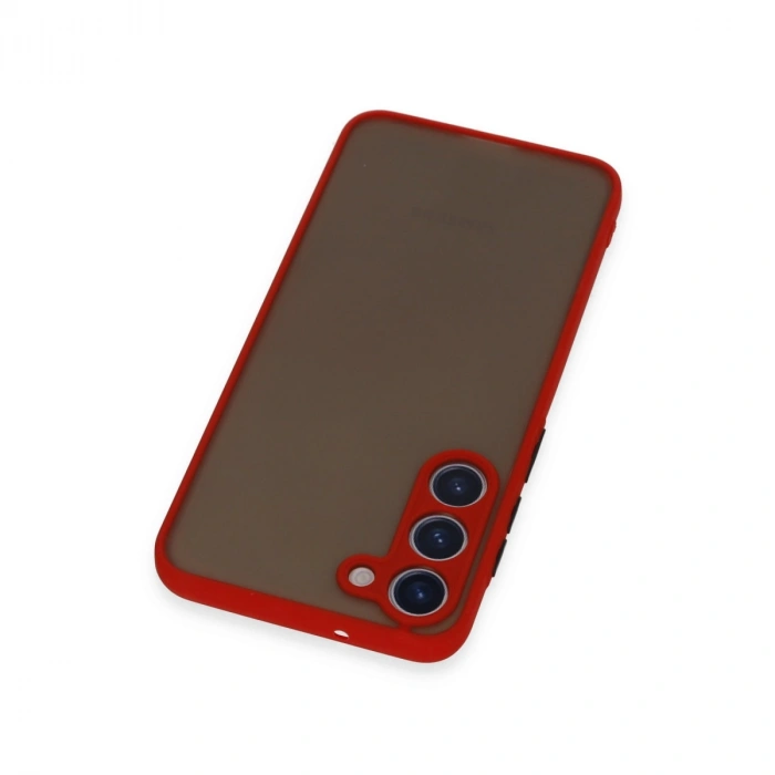 Samsung Galaxy S23 Plus Kılıf Montreal Silikon Kapak - Kırmızı