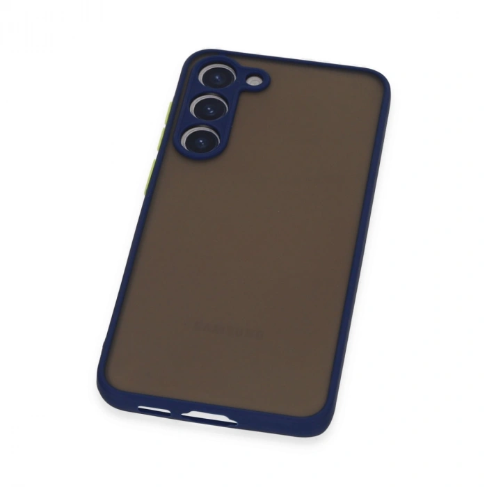 Samsung Galaxy S23 Plus Kılıf Montreal Silikon Kapak - Lacivert