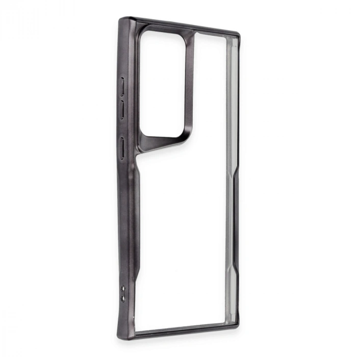 Samsung Galaxy S23 Ultra Kılıf Boyi Silikon Kapak - Siyah