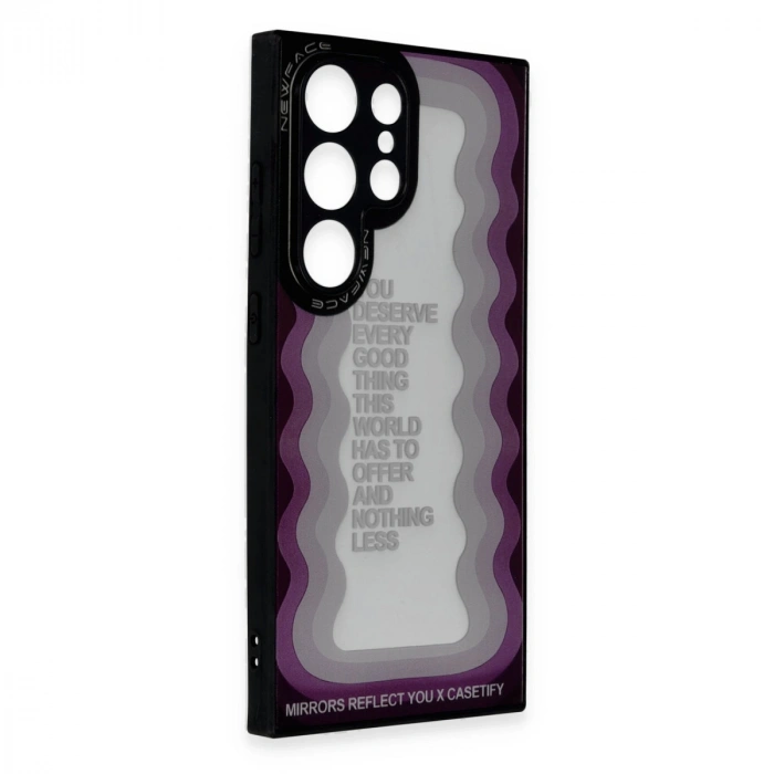 Samsung Galaxy S23 Ultra Kılıf Mirror Desenli Kapak - Mirror - 5