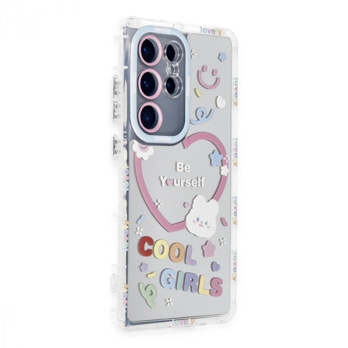 Samsung Galaxy S23 Ultra Kılıf Reflexion Desenli Kapak - Desen 1