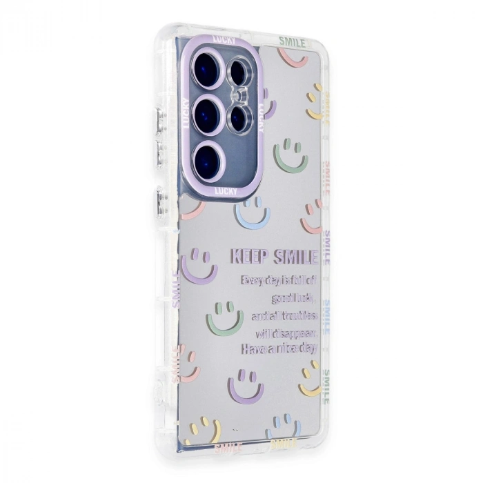 Samsung Galaxy S23 Ultra Kılıf Reflexion Desenli Kapak - Desen 2