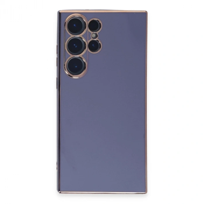 Samsung Galaxy S23 Ultra Kılıf Volet Silikon - Mavi