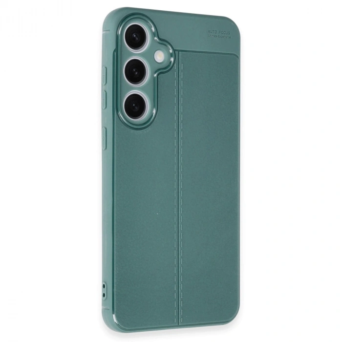 Samsung Galaxy S24 Fe Kılıf Auto Focus Kapak - Koyu Yeşil