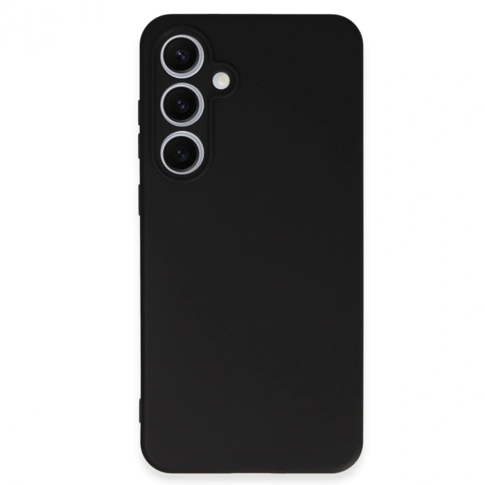 Samsung Galaxy S24 Fe Kılıf Nano İçi Kadife Silikon - Siyah